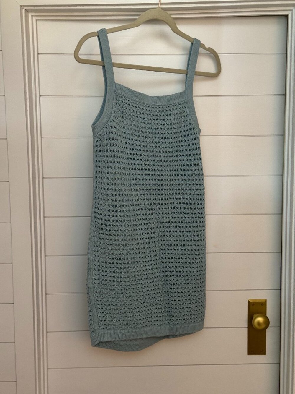 Madewell Crochet Cover-Up (Blue, S)